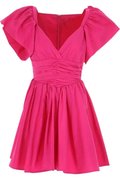 A-line Hot Pink Homecoming Dress Fashion Outfit Dress Y2530