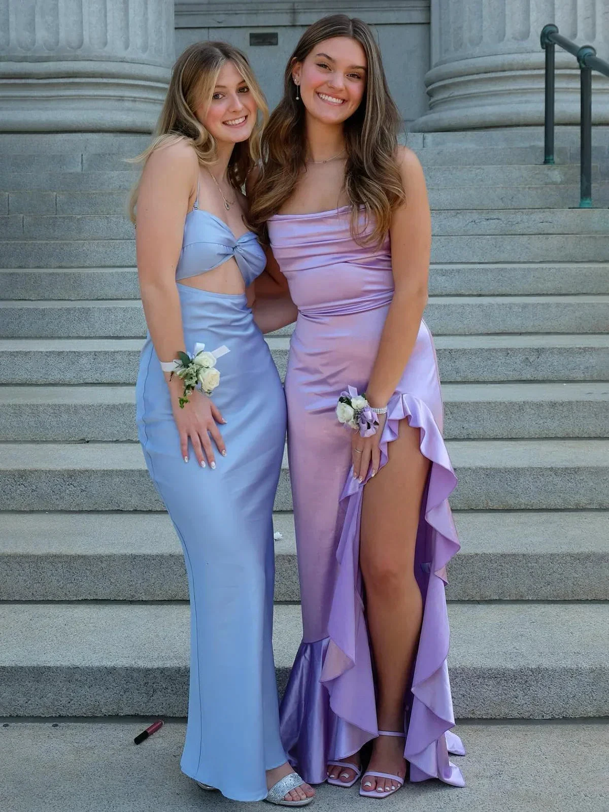 Sexy Satin Long Prom Dress Evening Dress Y7844