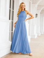 Numbersea Keyhole Bridesmaid Dresses Sleeveless Formal Evening Party Prom Gowns 28043