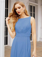 Numbersea Bridesmaid Dresses for Wedding Ruffles Long Formal Prom Gowns 28039