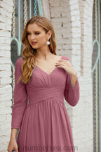 Numbersea Bridesmaid Dress Chiffon Formal Party Dress Evening Dress 28016