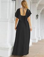 Numbersea Bridesmaid Dresses Backless Formal Prom Gowns for Evening Party Mother of The Bride Dress 28040