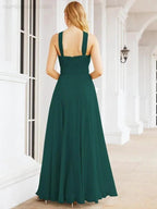 Numbersea Crisscross Halter Bridesmaid Dresses for Party Wedding Evening Prom Maxi Ball Gowns 28053