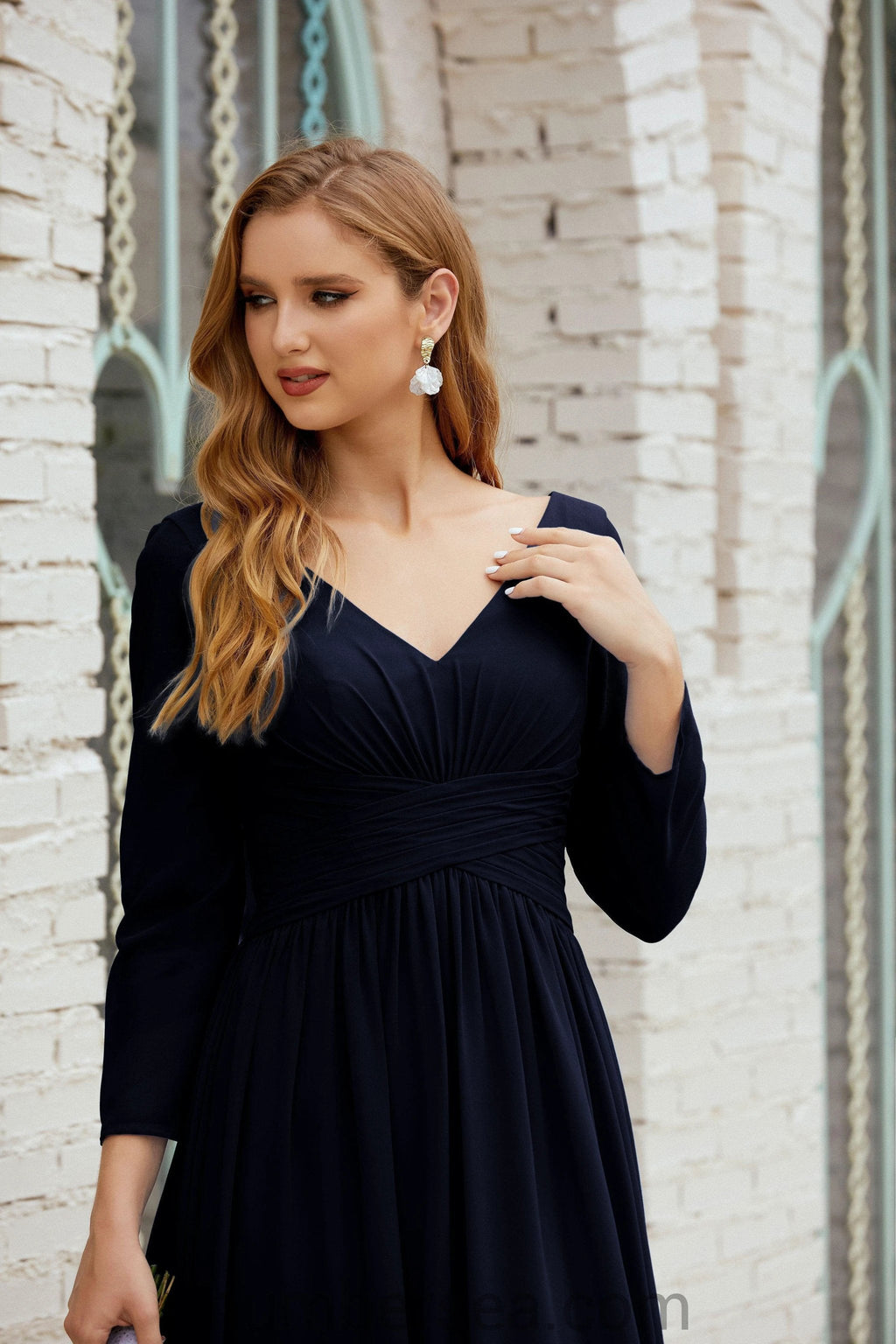 Numbersea Bridesmaid Dress Chiffon Formal Party Dress Evening Dress 28016