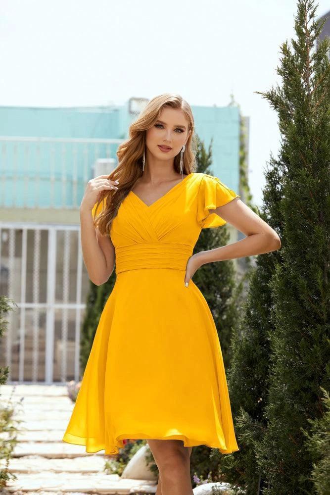 Knee Length Homecoming Dresses Formal Cocktail Prom Gown 28013