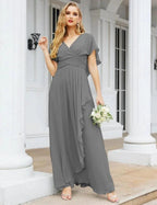 Numbersea Bridesmaid Dresses Backless Formal Prom Gowns for Evening Party Mother of The Bride Dress 28040