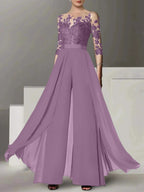 A-Line/Princess Mother of the Bride Dresses with Applique