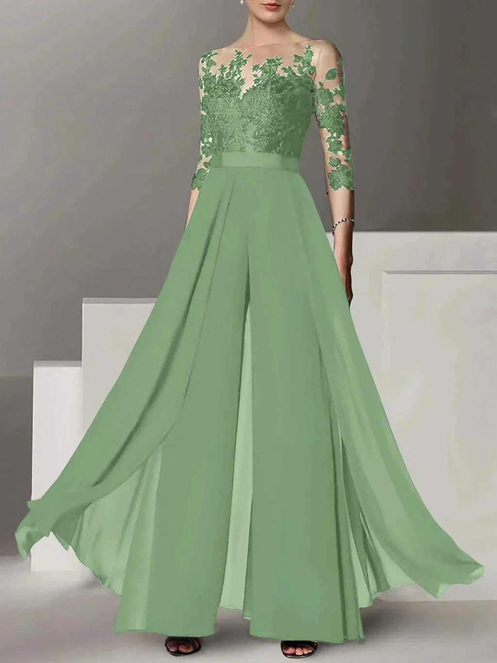 A-Line/Princess Mother of the Bride Dresses with Applique