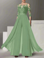 A-Line/Princess Mother of the Bride Dresses with Applique