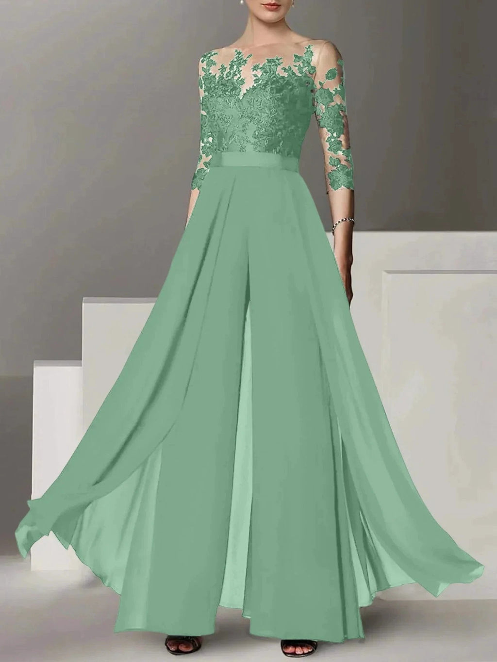 A-Line/Princess Mother of the Bride Dresses with Applique
