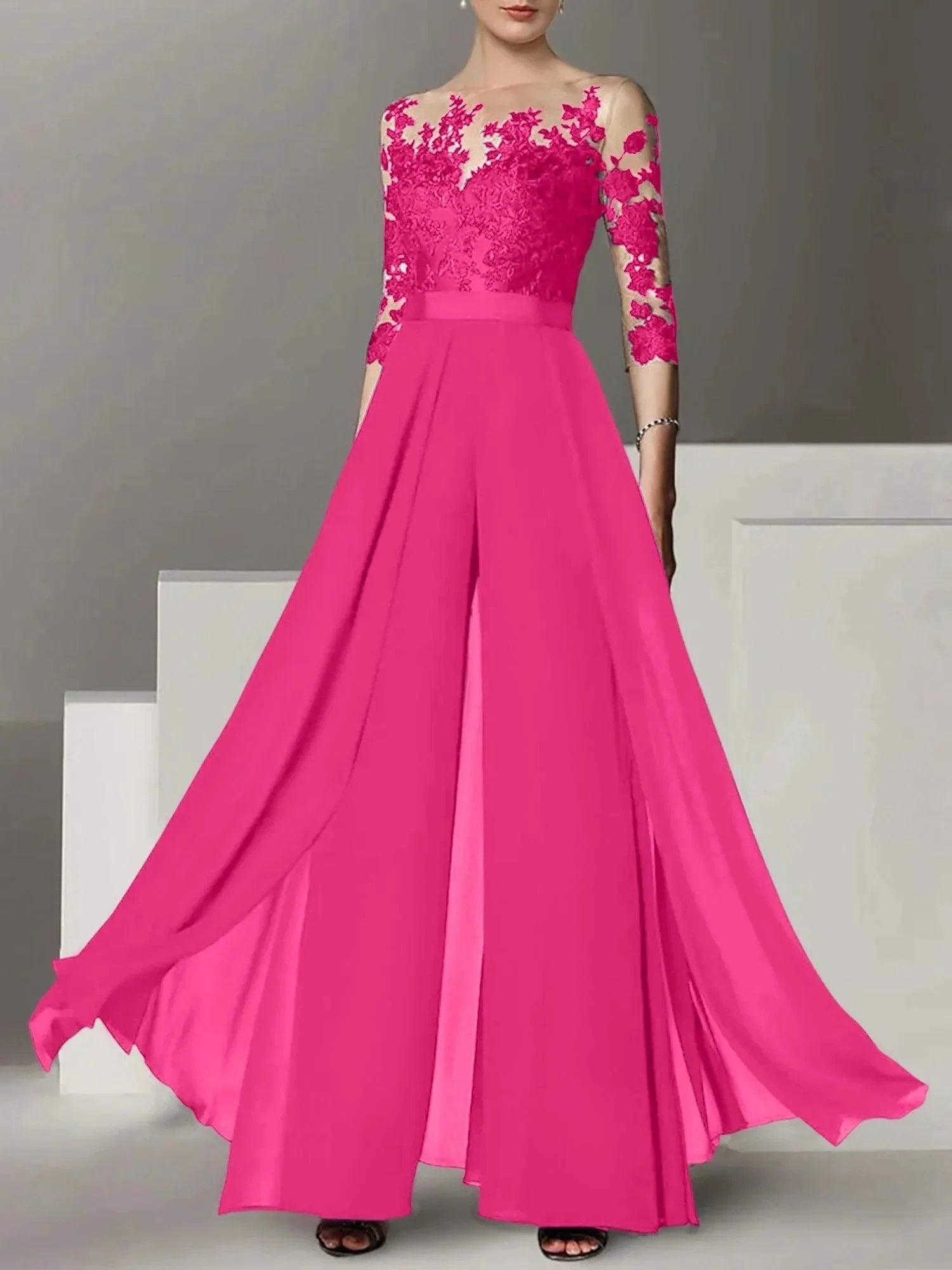 A-Line/Princess Mother of the Bride Dresses with Applique