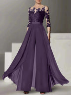 A-Line/Princess Mother of the Bride Dresses with Applique