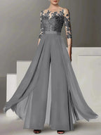 A-Line/Princess Mother of the Bride Dresses with Applique