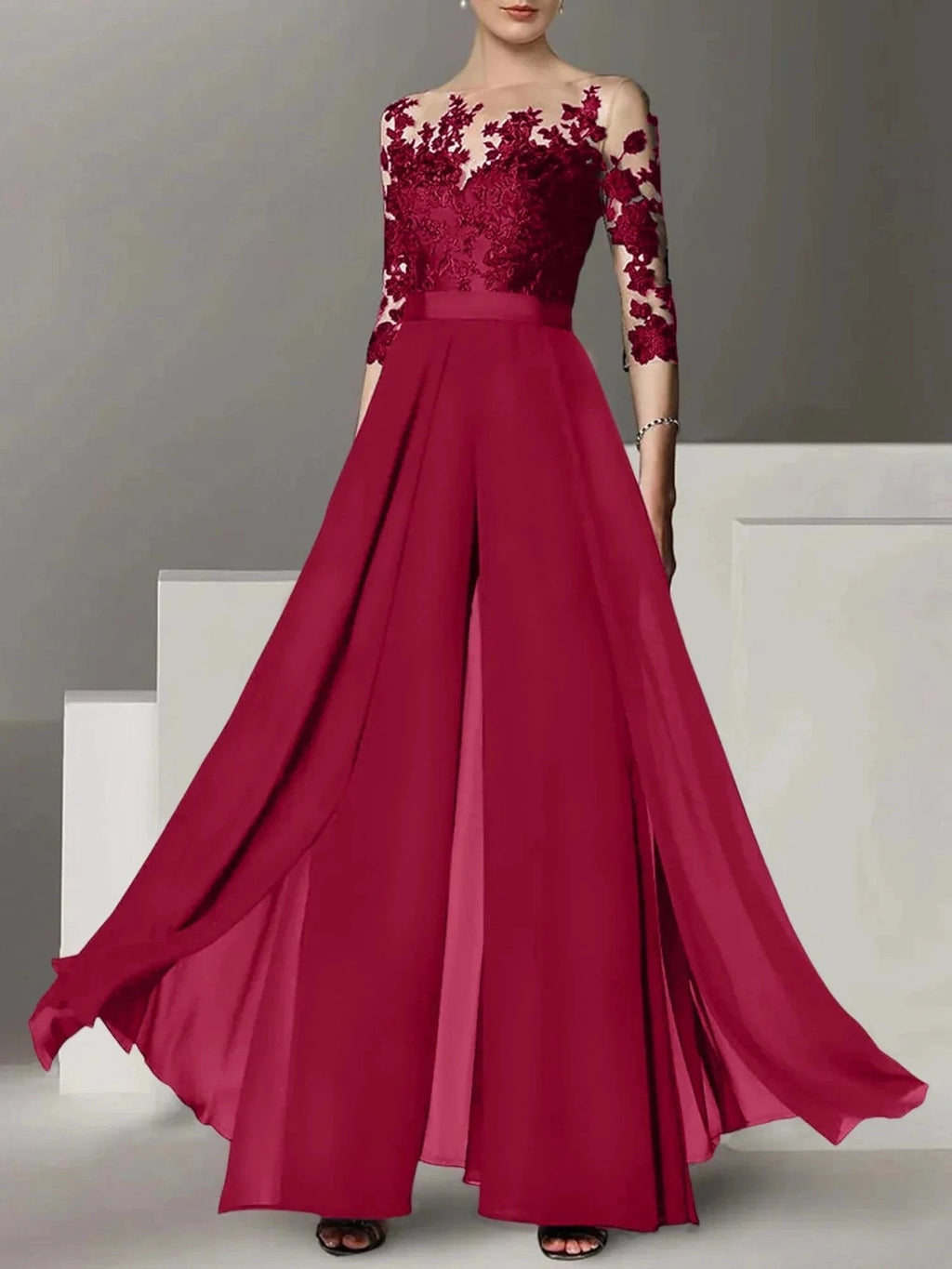A-Line/Princess Mother of the Bride Dresses with Applique