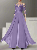 A-Line/Princess Mother of the Bride Dresses with Applique