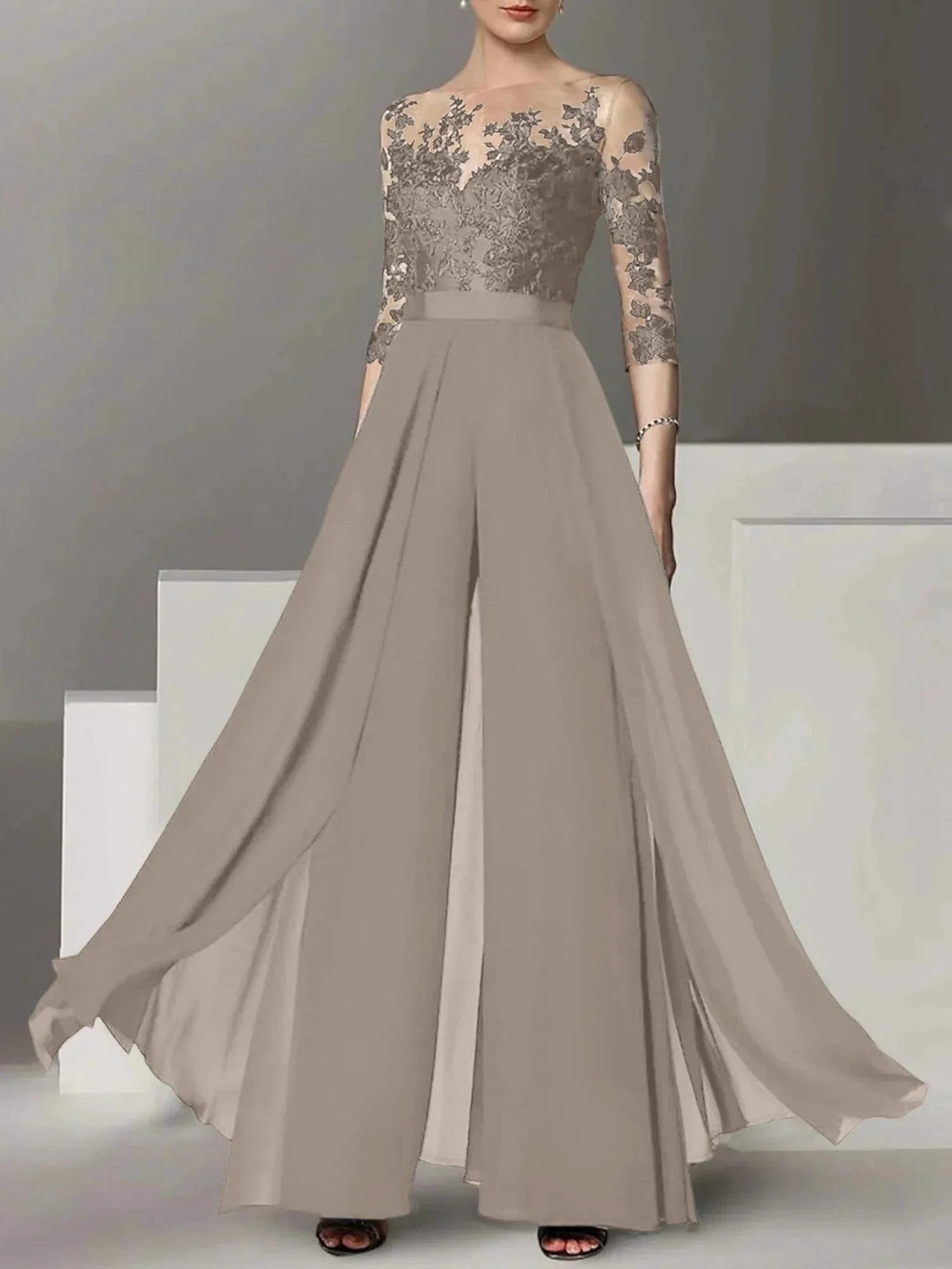 A-Line/Princess Mother of the Bride Dresses with Applique