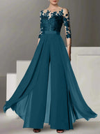 A-Line/Princess Mother of the Bride Dresses with Applique