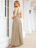 Numbersea Crisscross Halter Bridesmaid Dresses for Party Wedding Evening Prom Maxi Ball Gowns 28053