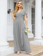 Numbersea Bridesmaid Dresses Backless Formal Prom Gowns for Evening Party Mother of The Bride Dress 28040