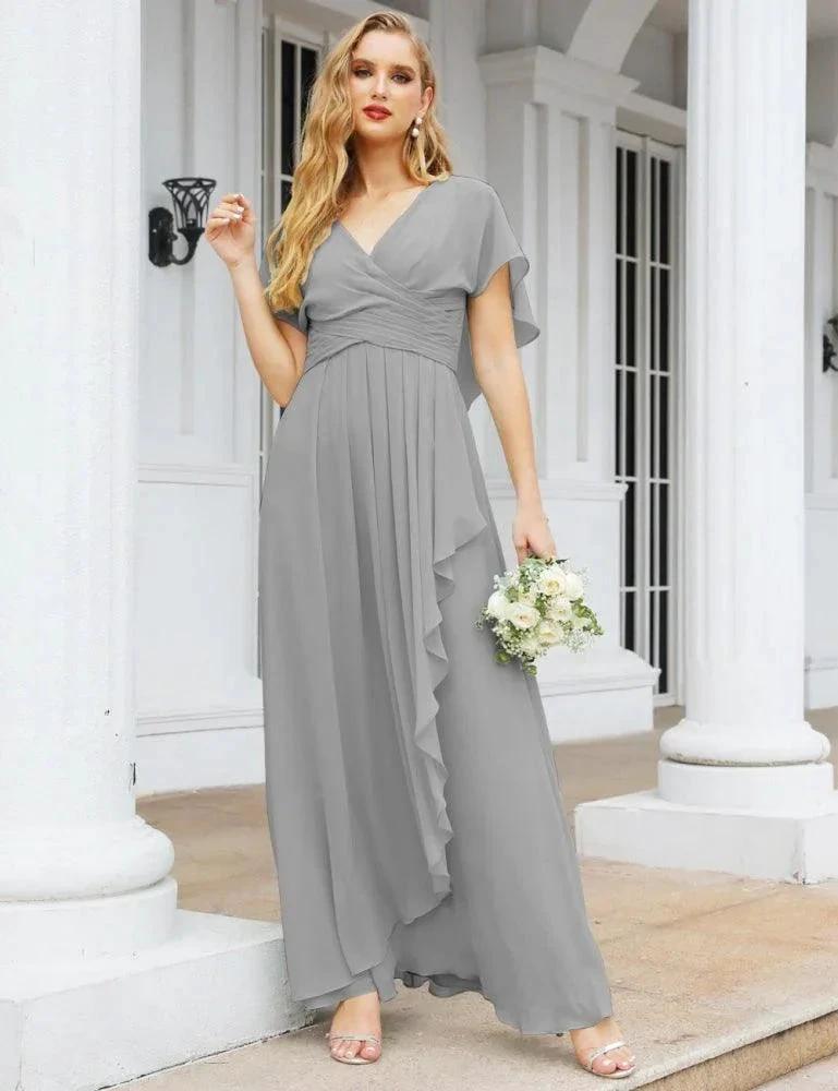 Numbersea Bridesmaid Dresses Backless Formal Prom Gowns for Evening Party Mother of The Bride Dress 28040