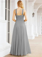Numbersea Crisscross Halter Bridesmaid Dresses for Party Wedding Evening Prom Maxi Ball Gowns 28053