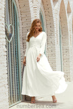 Numbersea Bridesmaid Dress Chiffon Formal Party Dress Evening Dress 28016