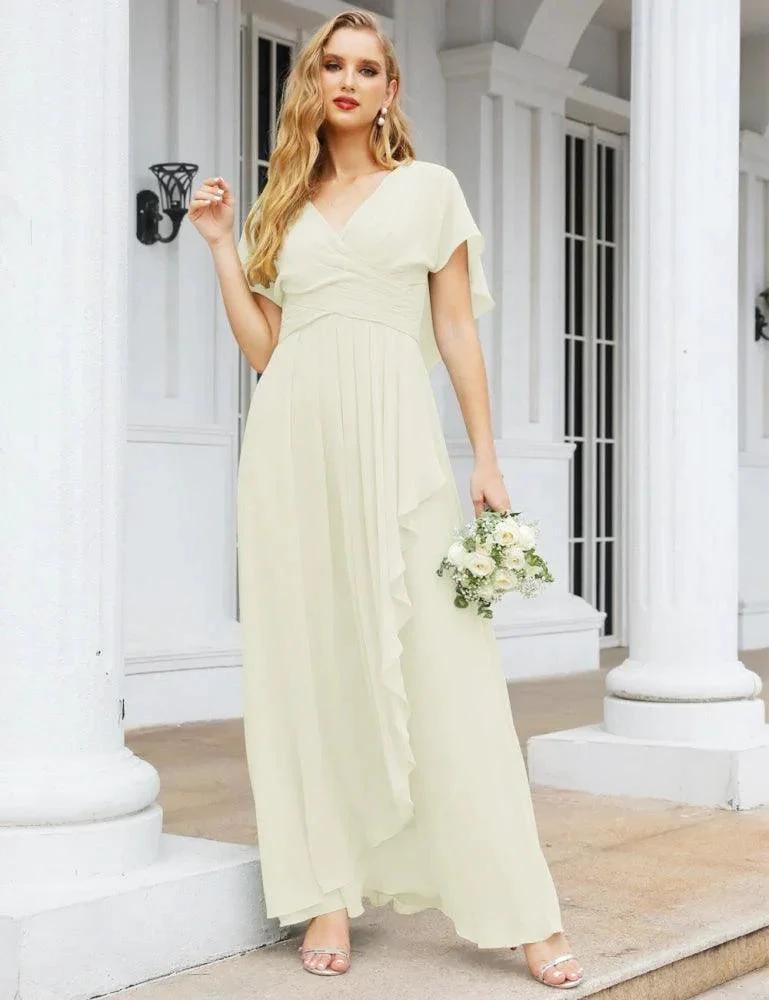 Numbersea Bridesmaid Dresses Backless Formal Prom Gowns for Evening Party Mother of The Bride Dress 28040