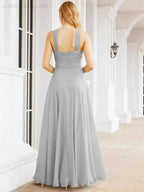 Numbersea Crisscross Halter Bridesmaid Dresses for Party Wedding Evening Prom Maxi Ball Gowns 28053
