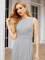 Numbersea Bridesmaid Dresses for Wedding Ruffles Long Formal Prom Gowns 28039