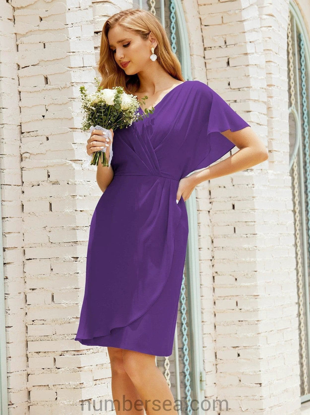 Homecoming Dresses Knee Length Sleeveless Prom Gowns 28021