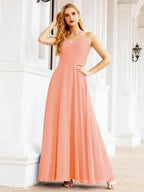Numbersea Spaghetti Strap Bridesmaid Dresses V Neck Butterfly Back Fromal Evening Party Prom Gown 28036