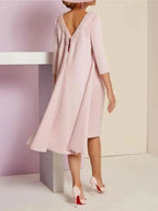 Sheath/Column Long Sleeves Mother of the Bride Dresses with Beading