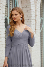 Numbersea Bridesmaid Dress Chiffon Formal Party Dress Evening Dress 28016