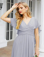 Numbersea Bridesmaid Dresses Backless Formal Prom Gowns for Evening Party Mother of The Bride Dress 28040