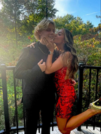 Red Sequins Homecoming Dress Red Party Dress Y2243