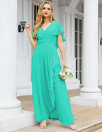 Numbersea Bridesmaid Dresses Backless Formal Prom Gowns for Evening Party Mother of The Bride Dress 28040