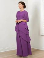 A-Line/Princess Mother of the Bride Dresses with Ruffles & Jacket