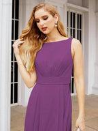 Numbersea Bridesmaid Dresses for Wedding Ruffles Long Formal Prom Gowns 28039