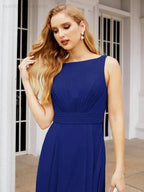 Numbersea Bridesmaid Dresses for Wedding Ruffles Long Formal Prom Gowns 28039