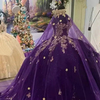 Stunning Purple Princess Quinceanera Dresses Ball Gown,Purple Sweet 16 Dress Y6560