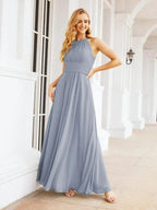 Numbersea Keyhole Bridesmaid Dresses Sleeveless Formal Evening Party Prom Gowns 28043