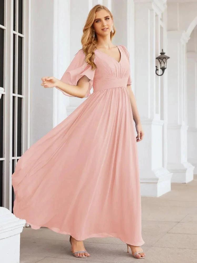 Numbersea Bridesmaid Dresses for Women Wedding Long Party Prom Dress  28068