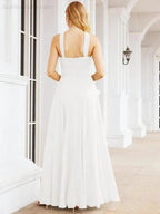 Numbersea Crisscross Halter Bridesmaid Dresses for Party Wedding Evening Prom Maxi Ball Gowns 28053
