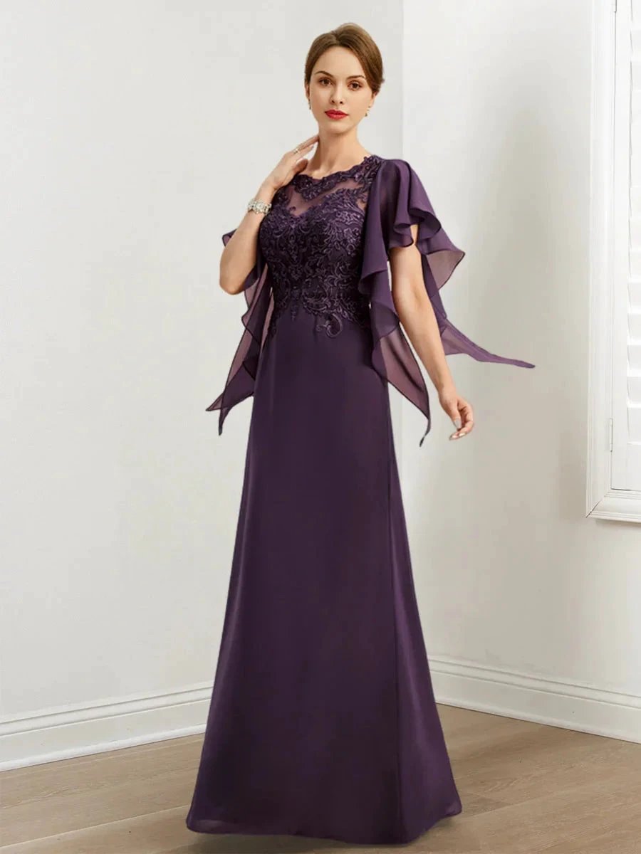 A-Line/Princess Mother of the Bride Dresses with Applique