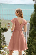 Knee Length Homecoming Dresses Formal Cocktail Prom Gown 28013