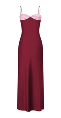 Spaghetti Straps Sweetheart Neck Sheath Evening Dress Long Prom Dress Y7466