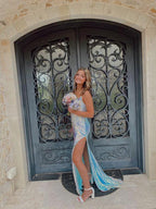 Women Strap Party Maxi Dress Sexy Evening Dress Celebrity Sequin Dress Long Prom Dress Y798