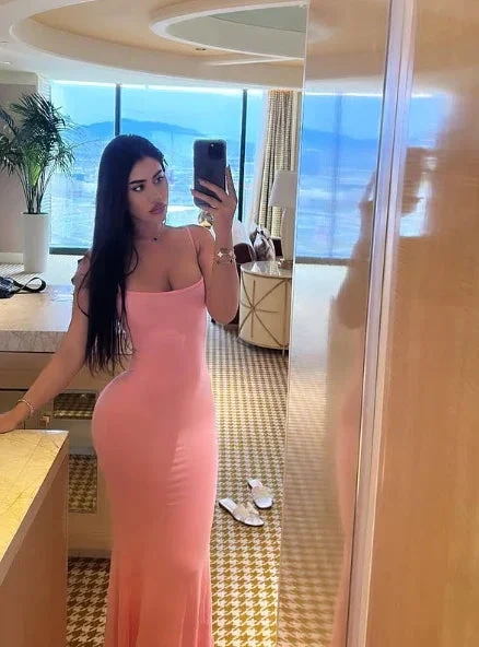 Light Skims Pink Bodycon Dress,Sexy Light Pink Evening Dress,Light Pink Maxi Dress Y4094