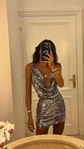 Sexy Sequins Homecoming Dress Party Dress Cocktail Dress Y2044
