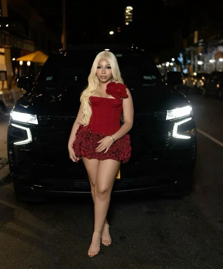 Sexy Burgundy Straps Homecoming Dress Short Cocktail Dress With Flowers Y7706